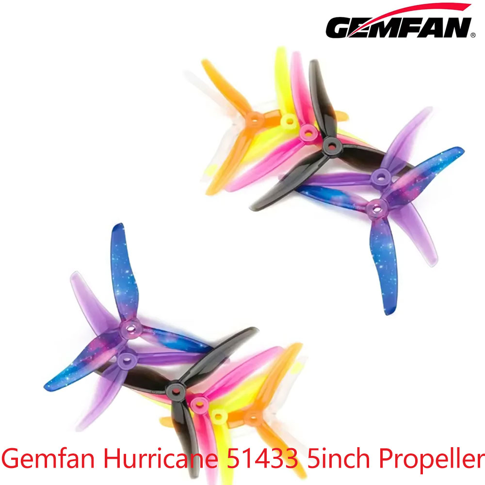 Plane Drone Rc - 12 Pasang Gemfan Hurricane 51433 5