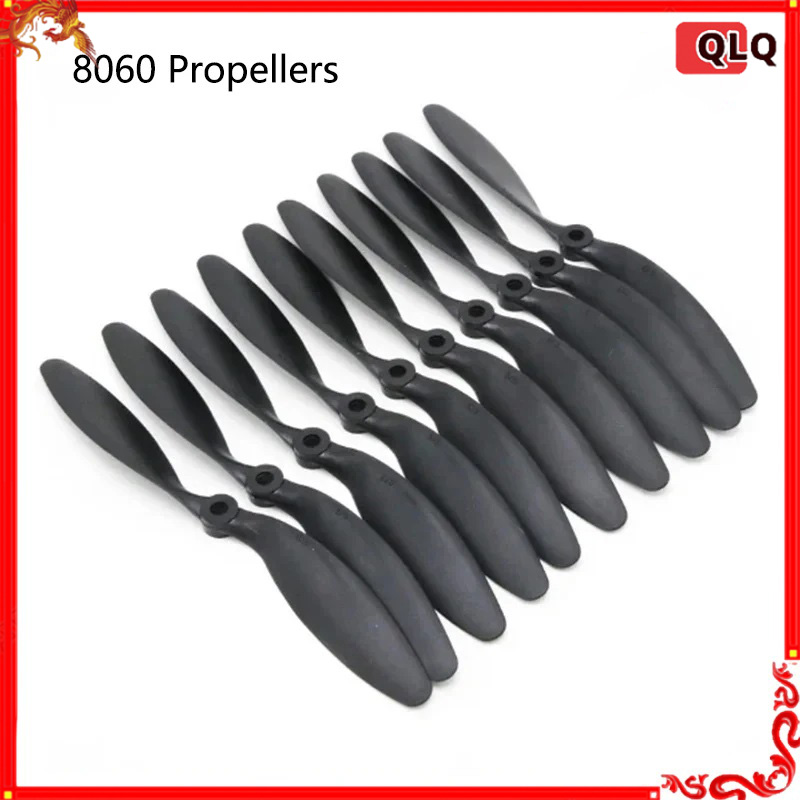 Plane Drone Rc - 10 buah/lot 8060 baling-baling serat kaca