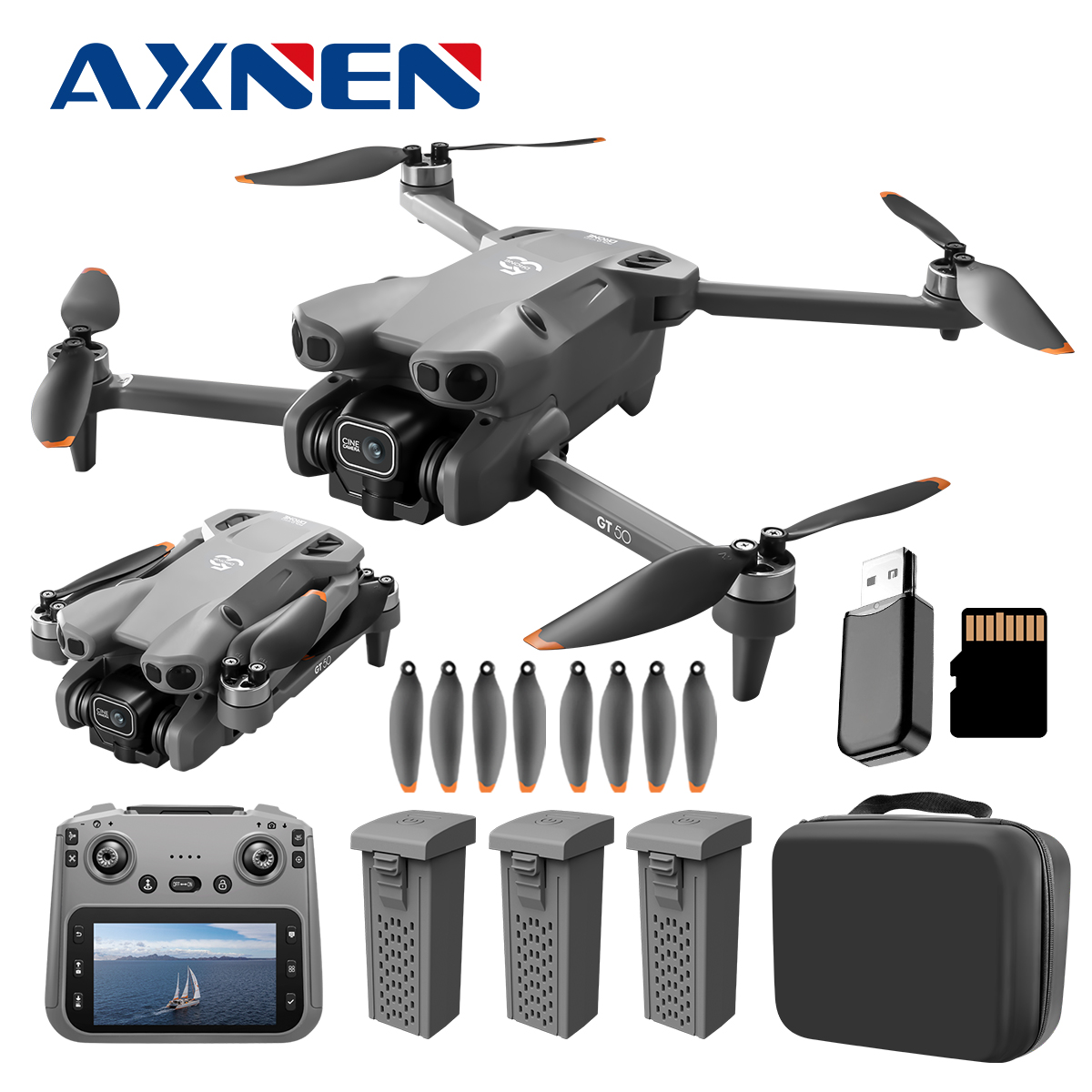 Drone Rc Gt50 - Drone GT50 Baru Layar 4.3-Inci Remote