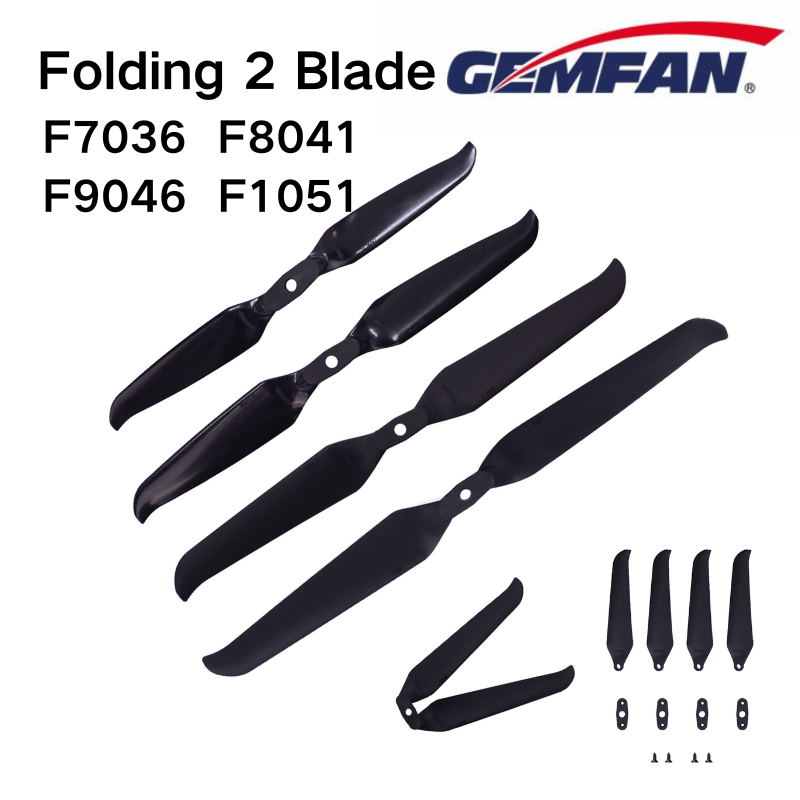 Plane Drone Rc - Prop Lipat 2 Bilah 7-10 Inci