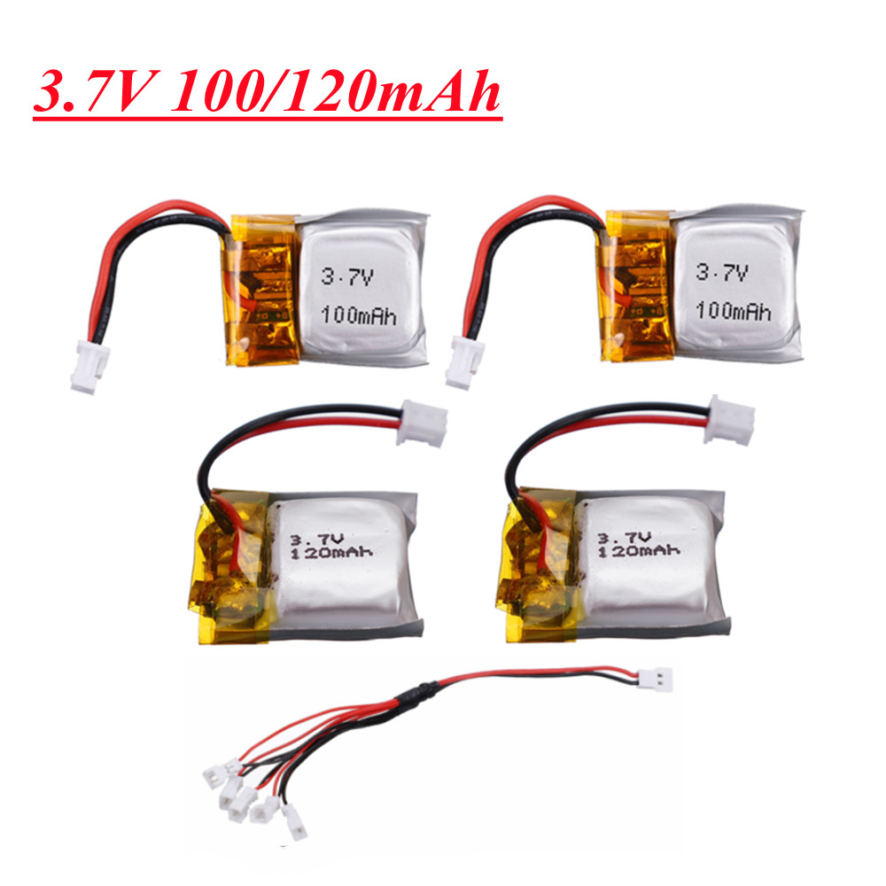 Drone Fq777 Rc Quadcopter - Baterai Lipo 3.7V 100mAh 120mAh untuk
