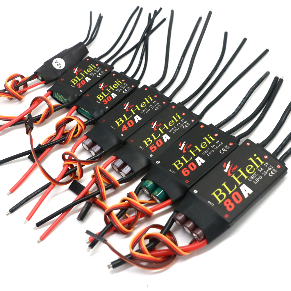 Plane Drone Rc - BLHeli Tanpa Sikat ESC 80A 12A