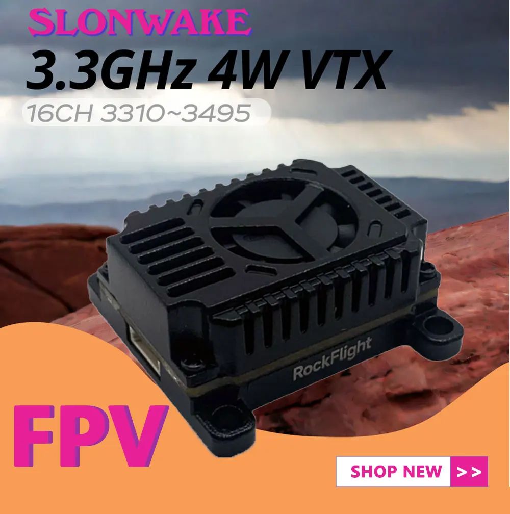 SLONWAKE FPV 3.3G 16CH 4000mW  - Drone Rc Transmitter And Receiver ulasan dan harga