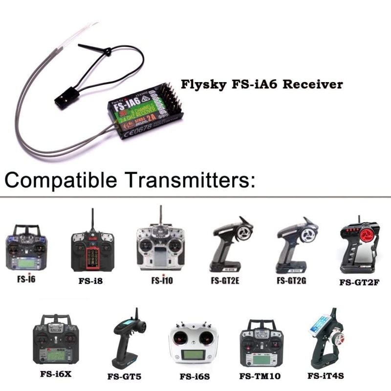 Flysky FS-IA6 Receiver 6CH Dua - Drone Rc Battery ulasan dan harga
