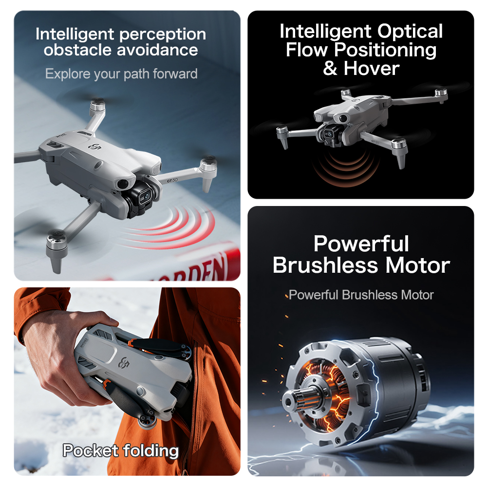 Drone GT50 Original 2026 8K HD - Drone Rc Gt50 ulasan dan harga