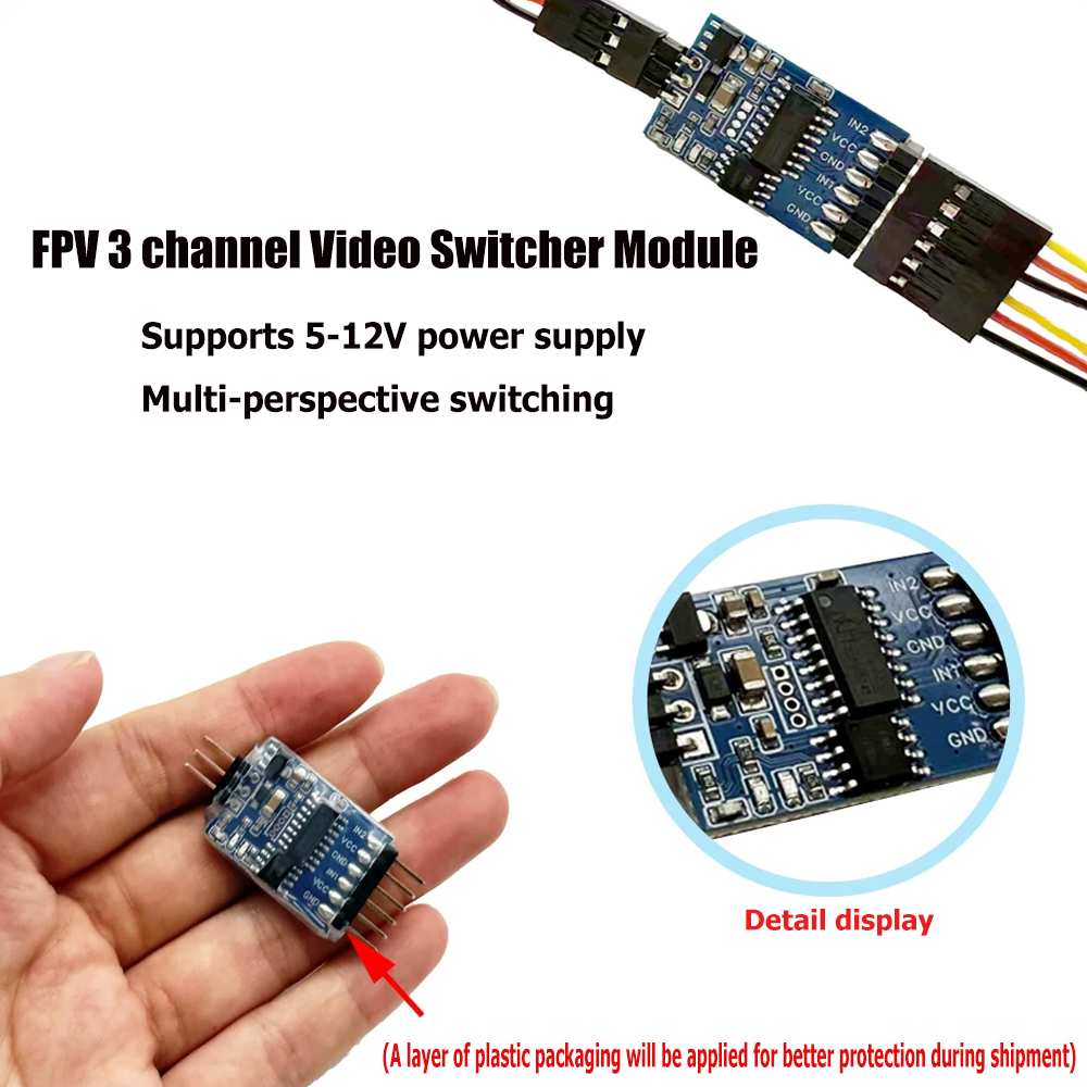 Modul Pengalih Video 3 Saluran - Drone Rc Battery ulasan dan harga
