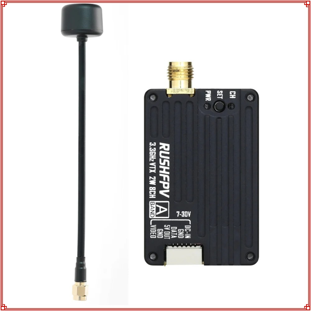 2026 RUSHFPV 3.3G 2W VTX Trans - Drone Rc Transmitter And Receiver ulasan dan harga