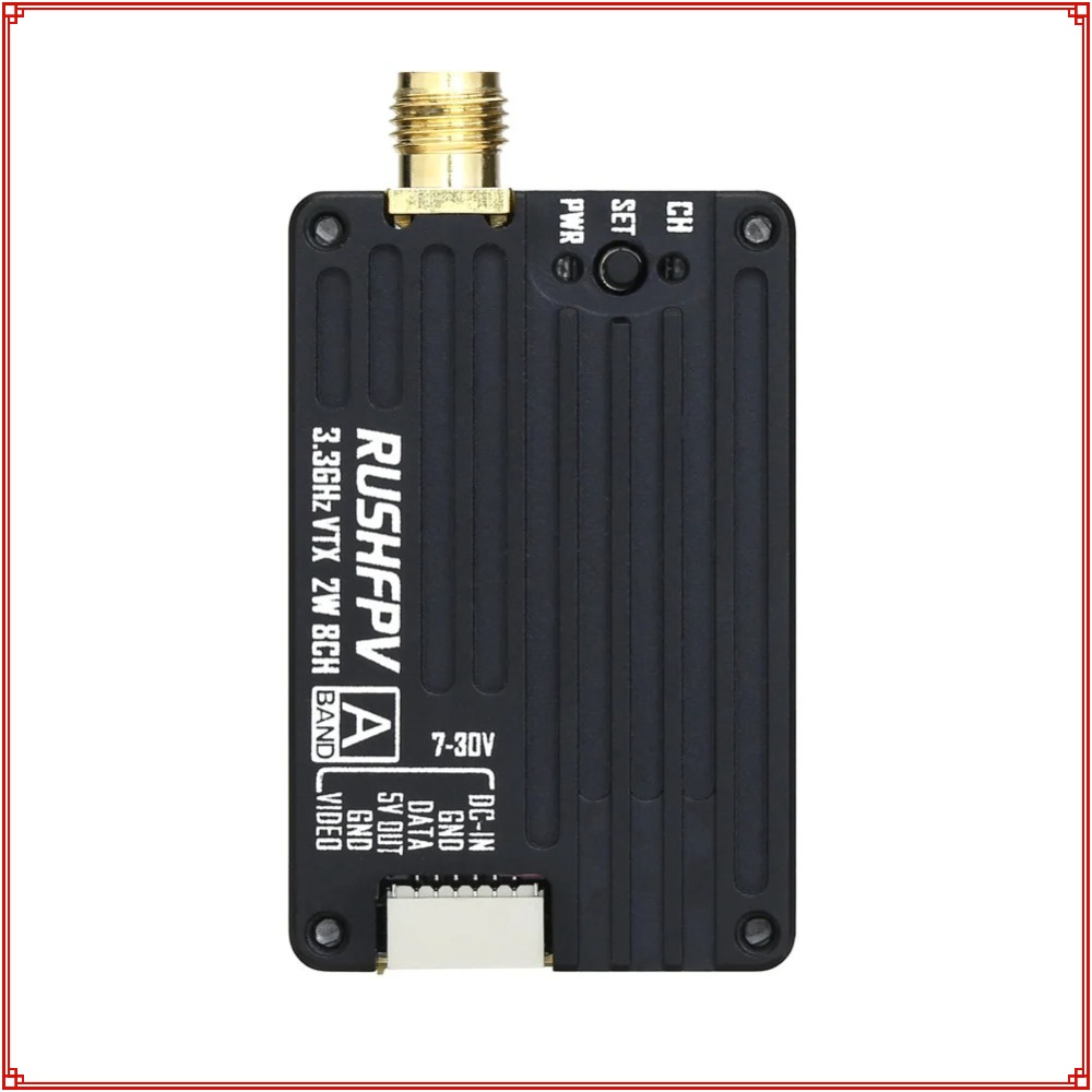 2026 RUSHFPV 3.3G 2W VTX Trans - Drone Rc Transmitter And Receiver ulasan dan harga