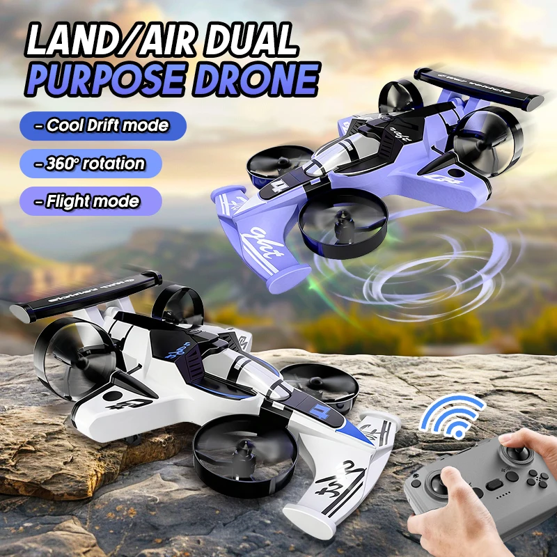 2 IN 1 Remote Control Quadcopt - Rc Drone And Flying Car ulasan dan harga