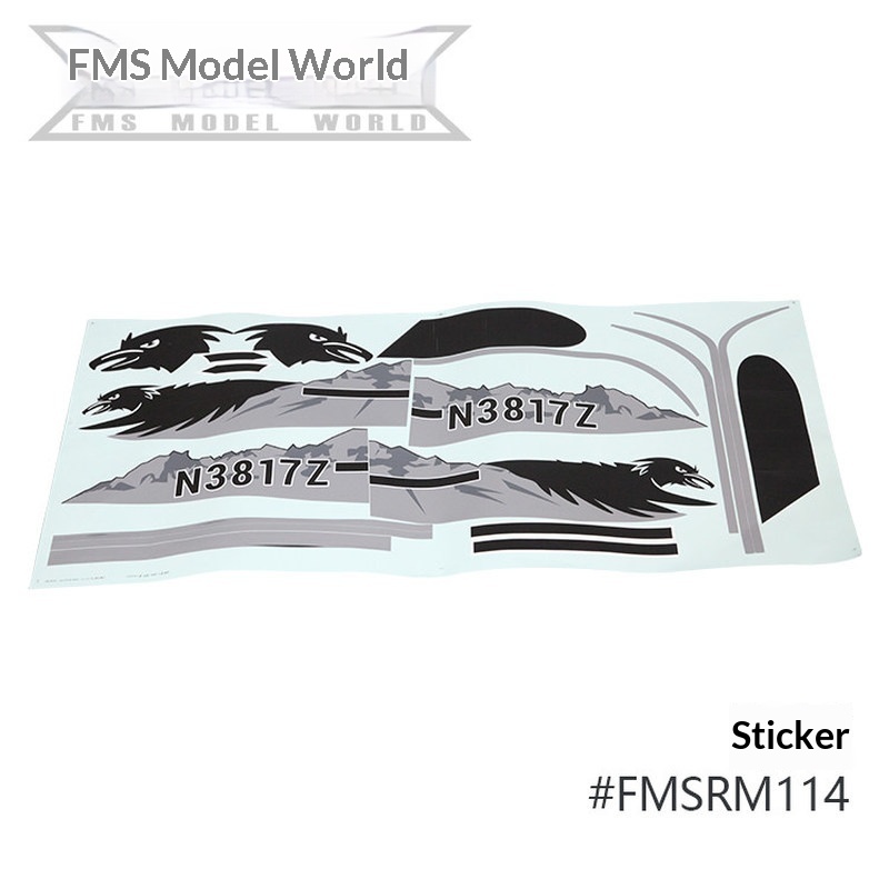 Stiker Pesawat RC FMS untuk Pe - Plane Drone Rc ulasan dan harga