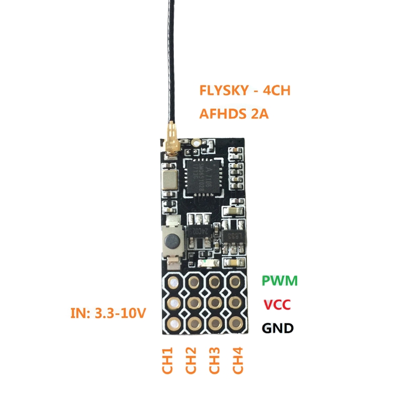 Flysky FS2A Penerima Mini 4CH  - Drone Rc Battery ulasan dan harga