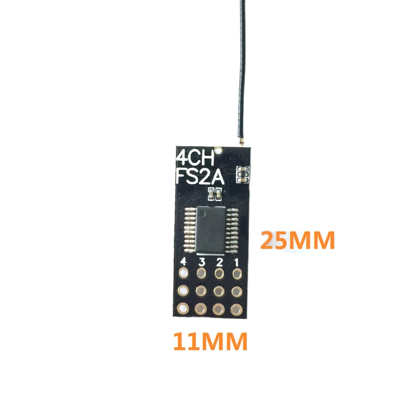 Flysky FS2A Penerima Mini 4CH  - Drone Rc Battery ulasan dan harga