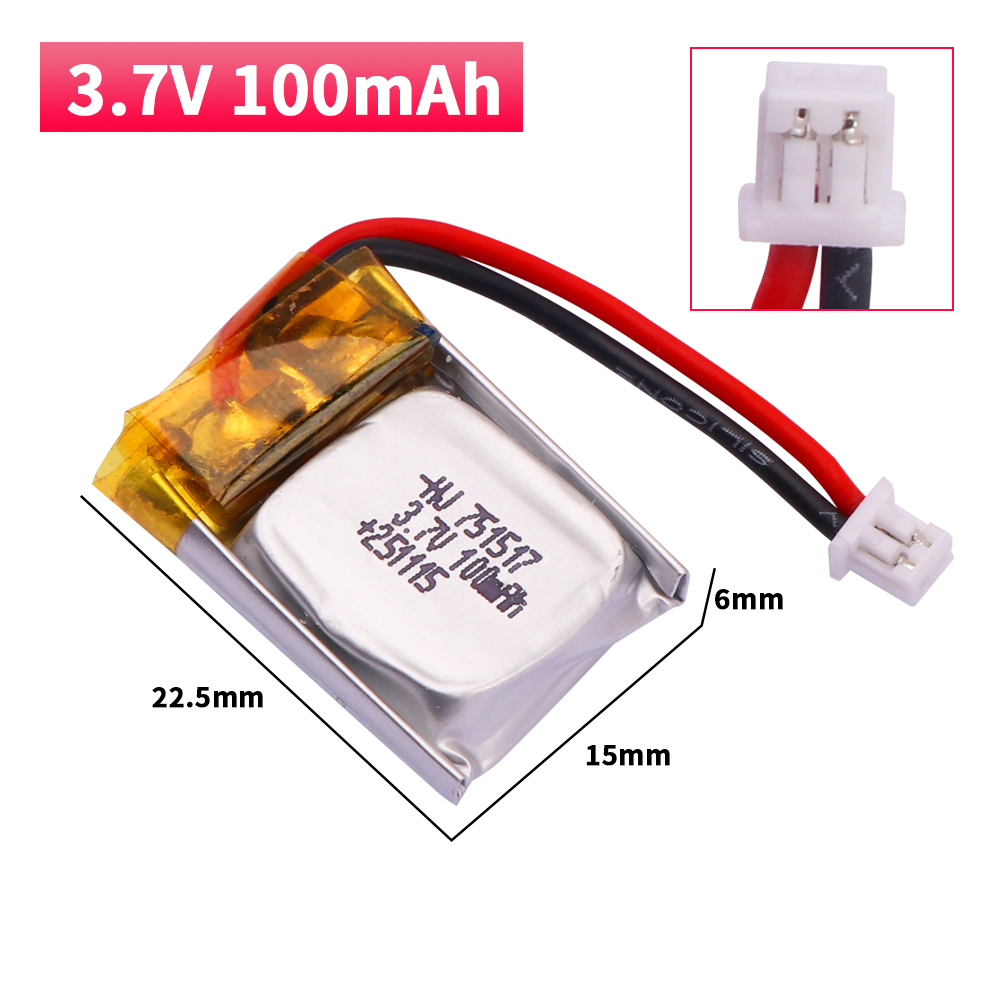 Baterai Lipo 3.7V 100Mah FQ777 - Drone Fq777 Rc Quadcopter ulasan dan harga