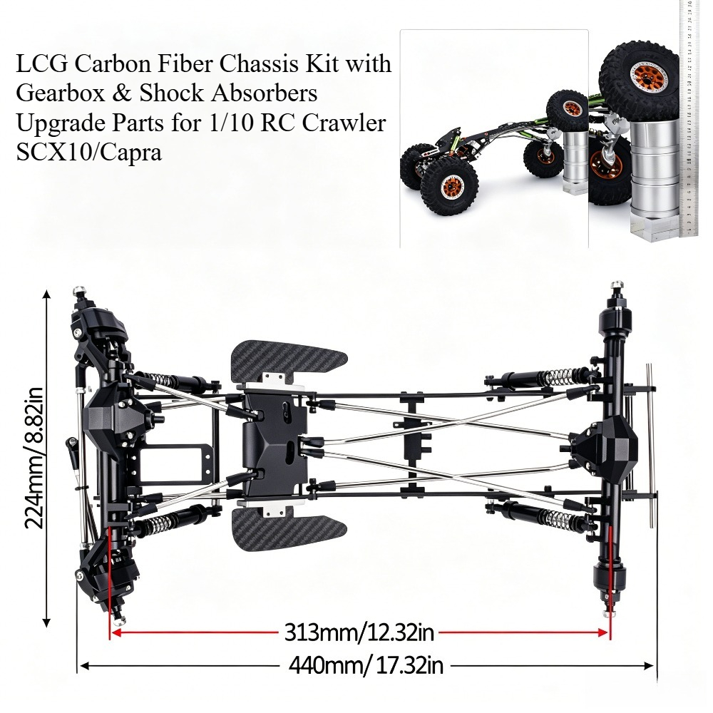 1/10 RC Rock Crawler LCG Set R - Rc Rock Crawler ulasan dan harga