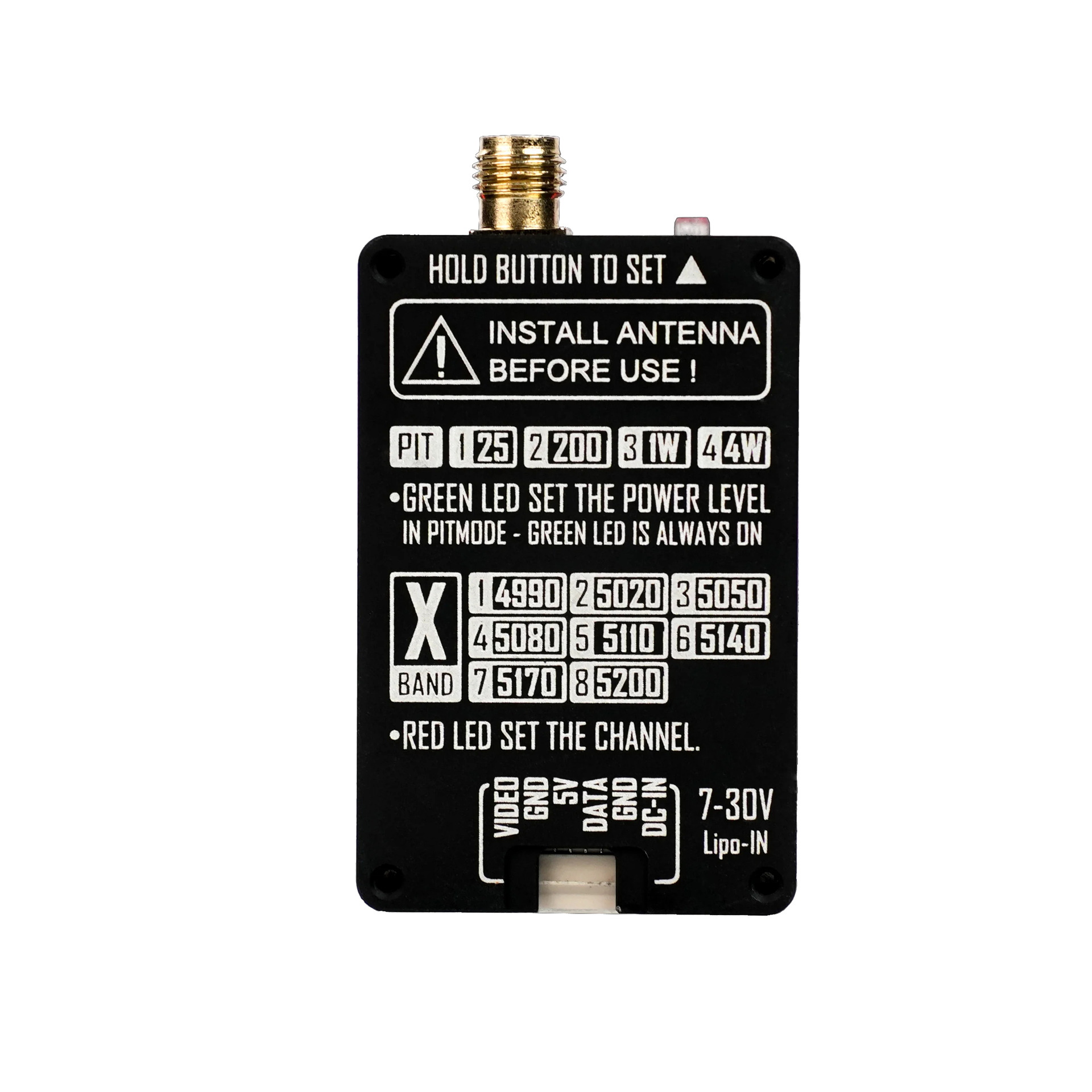 VTX RUSHFPV 4.9G 4W Kit Transm - Vtx Video Transmitter ulasan dan harga