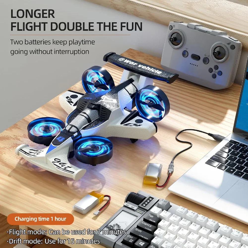 Mobil Drone Terbang RC 2 in 1  - Rc Drone And Flying Car ulasan dan harga